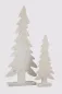 Preview: Tannenbaum aus weiß gebeiztem Kiefernholz – elegante Weihnachtsdekoration