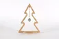 Preview: Weihnachtsbaum Holz Eiche mit Kugel grün