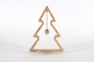 Preview: Weihnachtsbaum Holz Eiche mit Kugel grün