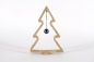 Mobile Preview: Weihnachtsbaum Holz Eiche mit Kugel blau