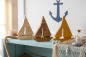 Preview: Segelboot aus Holz – maritime Dekoration für Wohnzimmer und Kinderzimmer