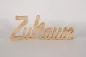Preview: Holzschriftzug Zuhause als gemütliches Wohnaccessoire