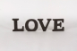 Preview: Schriftzug LOVE aus MDF, 10 cm groß – moderne Dekoration für Zuhause
