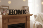 Preview: Schriftzug Home aus MDF 10 cm – moderne Wohnaccessoire-Deko