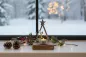 Preview: Teelichthalter Tannenbaum aus Metall Engel