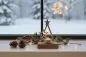 Preview: Teelichthalter Tannenbaum aus Metall Stern