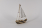Preview: Segelboot aus Holz - schwarz