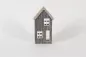 Preview: Haus aus Holz MDF grau 20 cm
