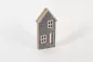 Preview: Haus aus Holz MDF grau 20 cm