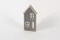 Preview: Haus aus Holz MDF grau 20 cm