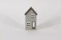 Preview: Haus aus Holz MDF hellgrau 15 cm