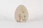 Preview: Ei aus Holz mit Hase - natur