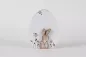 Preview: Ei aus Holz mit Hase weiss