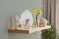 Preview: Ei aus Holz mit Hase weiss