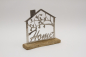 Preview: Haus aus Metall Schriftzug Home