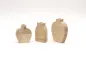 Preview: Trockenblumenvasen Holz Buche  3er Set