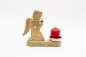 Preview: Kerzenhalter Engel aus Holz
