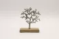 Preview: Baum aus silbernem Metall – elegante Wohnraumdekoration