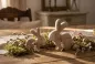 Preview: Osterhase aus Holz Set 2er Naturholz Figuren Osterdeko ideal als Geschenk
