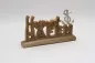 Preview: Holz-Metall Schriftzug Heimathafen – nordisches Flair für Zuhause, Wohnzimmer und Flur