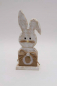 Preview: Osterhase aus Holz als dekorative Frühlingsdeko im Landhausstil kaufen