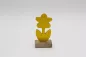 Preview: Holzblume in Rosa als farbenfrohe Tischdekoration