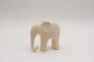 Preview: Elefant Dekofigur aus Steinoptik – moderne Wohnraumdeko
