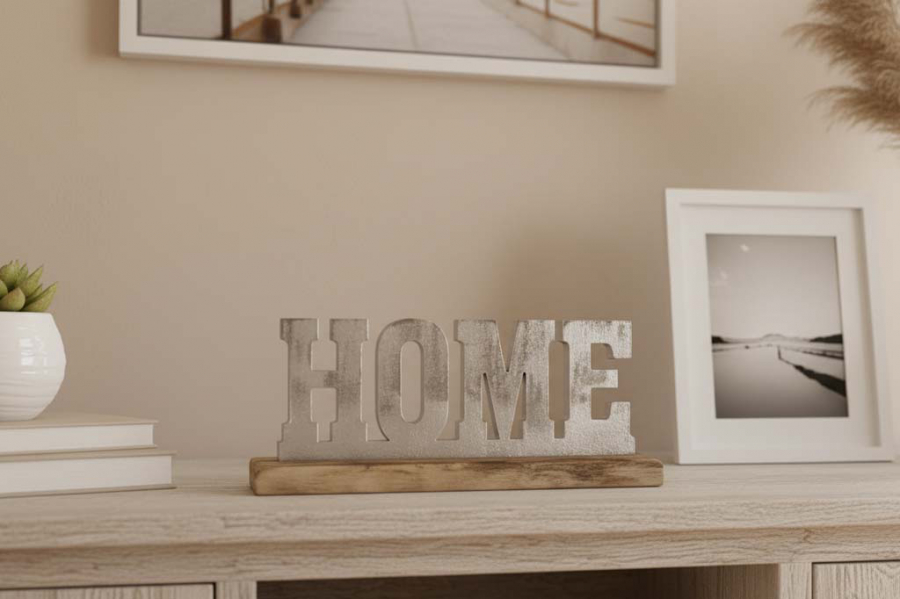 Preview: Schriftzug HOME als dekorativer Aufsteller
