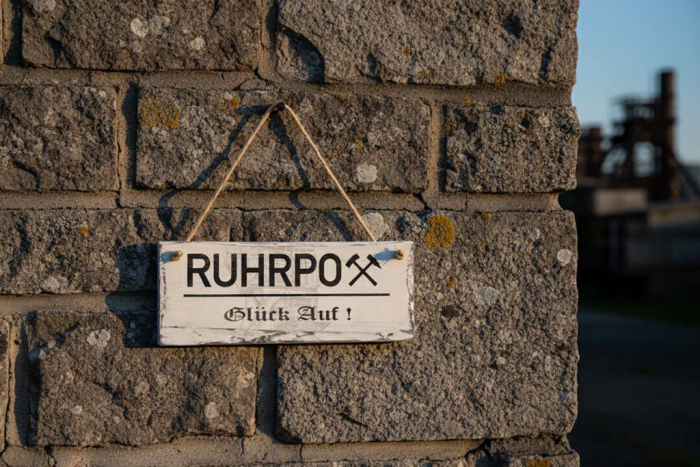 Deko-Schild aus Holz - Ruhrpott