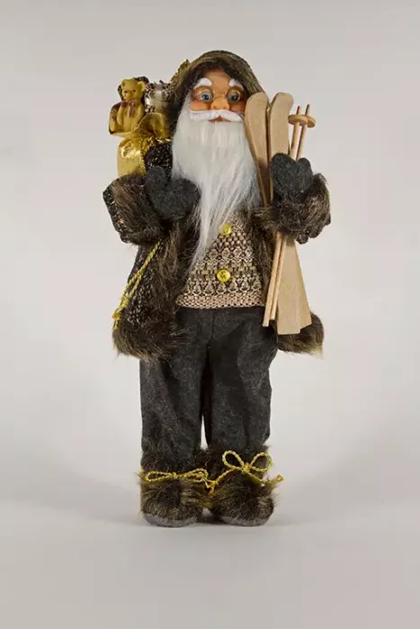 Preview: Nikolaus aus Textil – liebevoll gestaltete Weihnachtsdeko für festliche Stimmung