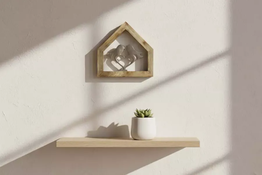 Metall Wandhänger Vogel im Haus – Deko für Wand oder Fenster im Landhausstil