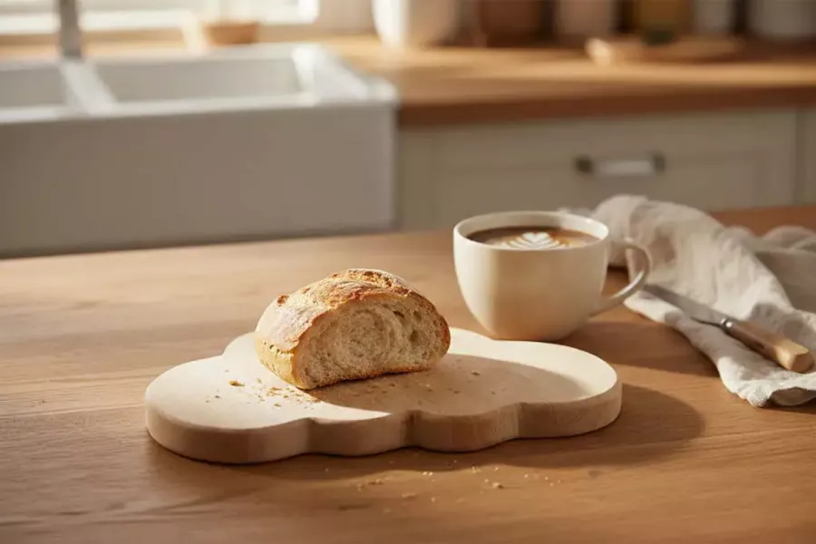 Holzbrettchen in Wolkenform – Frühstücksbrett für Kinder jetzt online kaufen