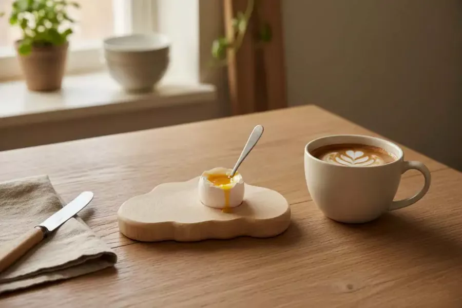 Eierbrett in Wolkenform aus Holz – jetzt Frühstücksbrett kaufen & genießen