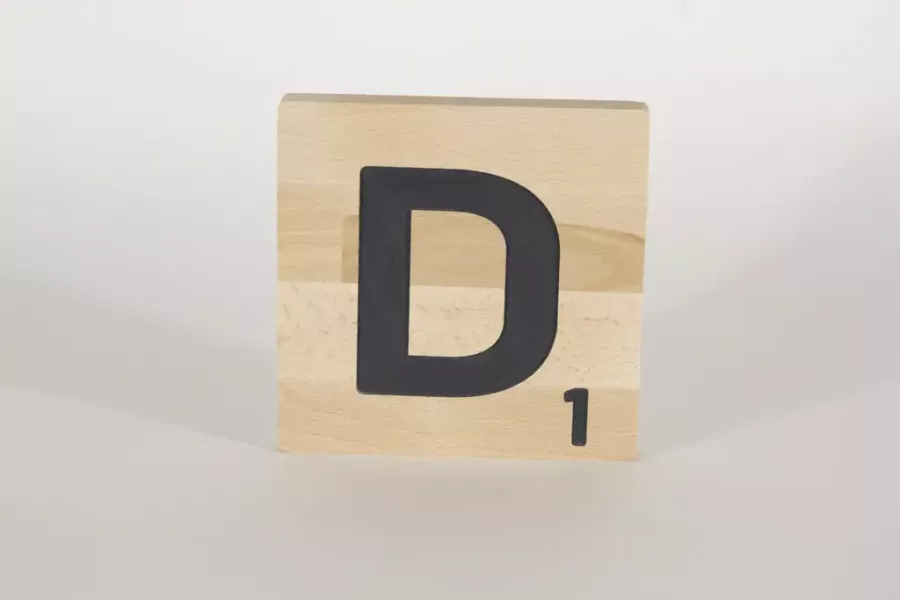 Holzbuchstaben Buchstabensteine Buche D