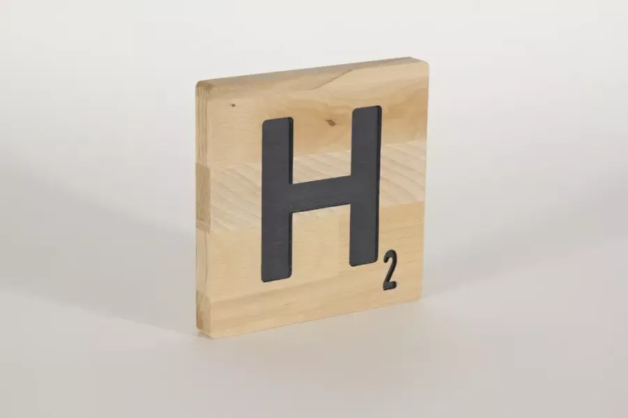 Preview: Holzbuchstaben Buchstabensteine Buche H