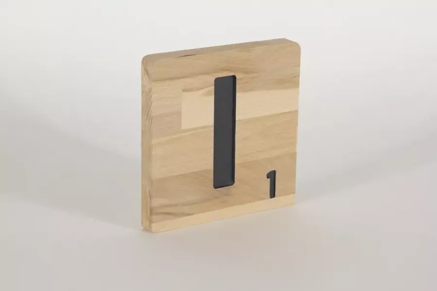 Preview: Holzbuchstaben Buchstabensteine Buche I