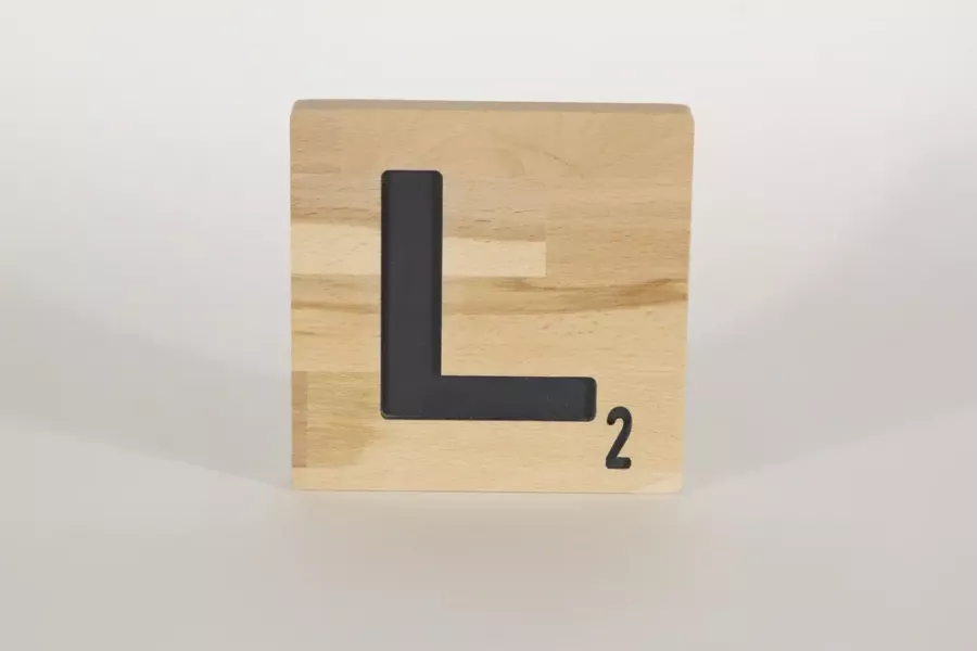 Holzbuchstaben Buchstabensteine Buche L