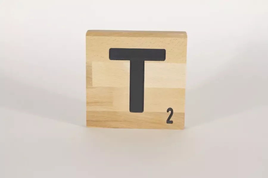 Holzbuchstaben Buchstabensteine Buche T