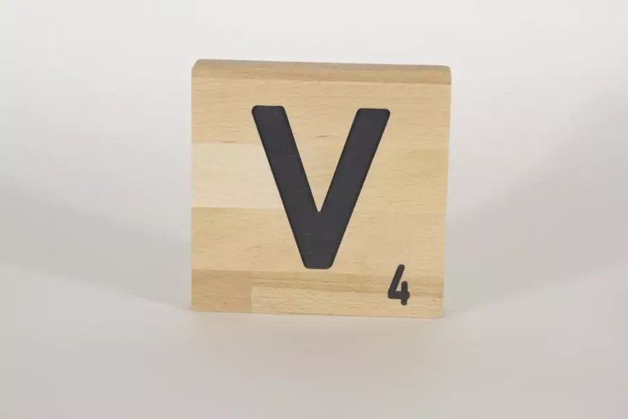 Holzbuchstaben Buchstabensteine Buche V