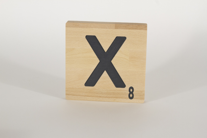 Holzbuchstaben Buchstabensteine Buche X