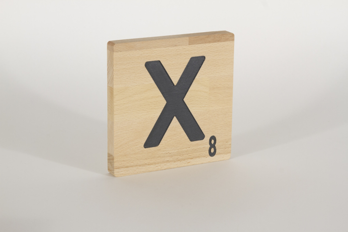 Holzbuchstaben Buchstabensteine Buche X