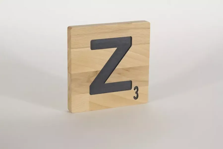 Preview: Holzbuchstaben Buchstabensteine Buche Z