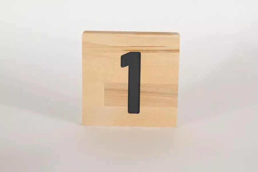 Holzbuchstaben Buchstabensteine Buche 1