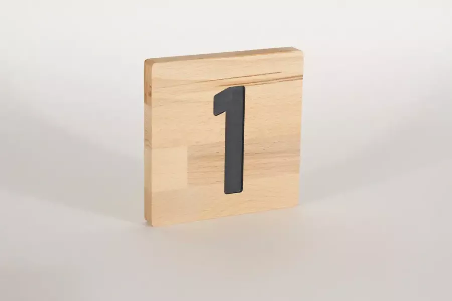 Preview: Holzbuchstaben Buchstabensteine Buche 1