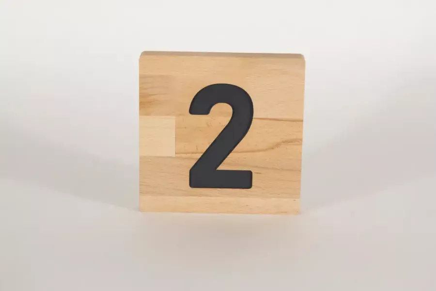 Holzbuchstaben Buchstabensteine Buche 2