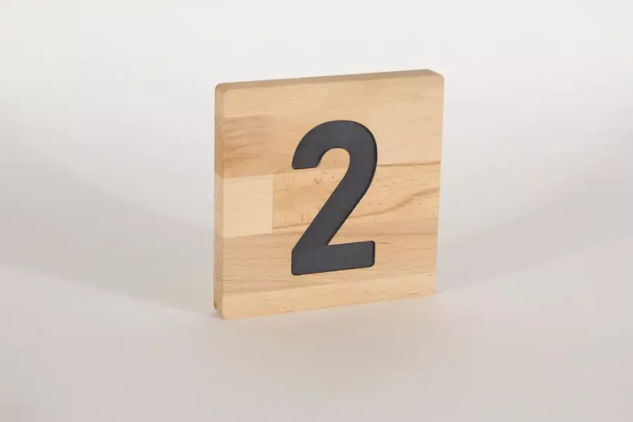 Preview: Holzbuchstaben Buchstabensteine Buche 2