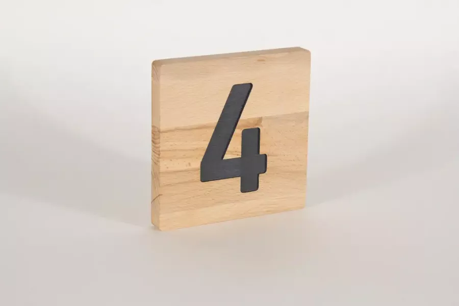 Preview: Holzbuchstaben Buchstabensteine Buche 4