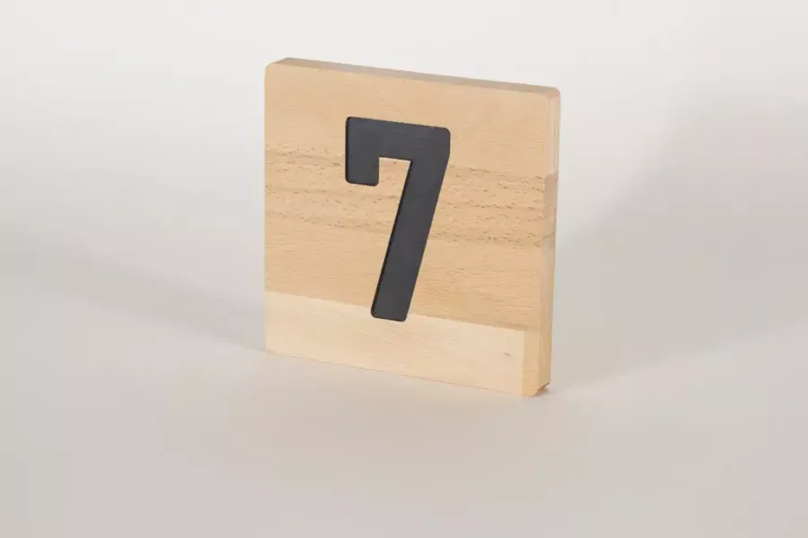 Preview: Holzbuchstaben Buchstabensteine Buche 7
