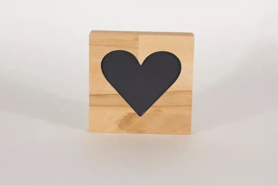 Holzbuchstaben Buchstabensteine Buche Herz