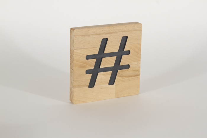 Holzbuchstaben Buchstabensteine Buche hashtag